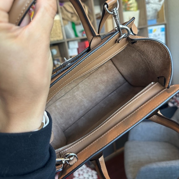 Silky Teak Calf Mulberry Mini Zipper Bayswater - Picture 6 of 12